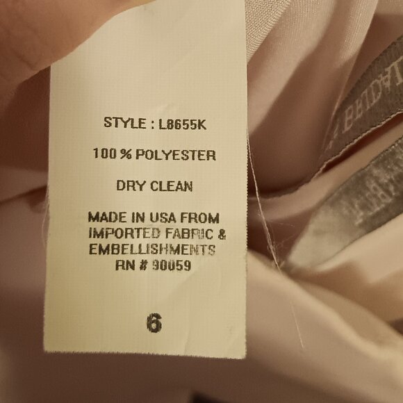 Pink Bow Bridesmaid Dress - Picture 7 of 8